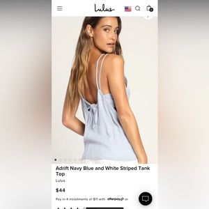 Lulu’s adrift tank